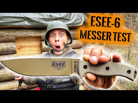 ESEE 6 im EXTREM TEST - Besser als die Konkurrenz? | BUSHCRAFT MESSER TEST #4 | Survival Mattin