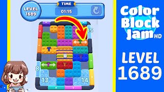 Soluzione del Livello 1689 di Color Block Jam