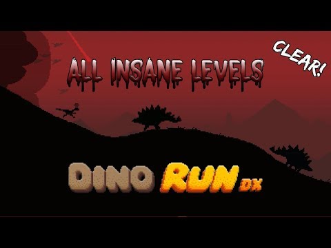 Dino Run DX - All Insane Levels Clear!