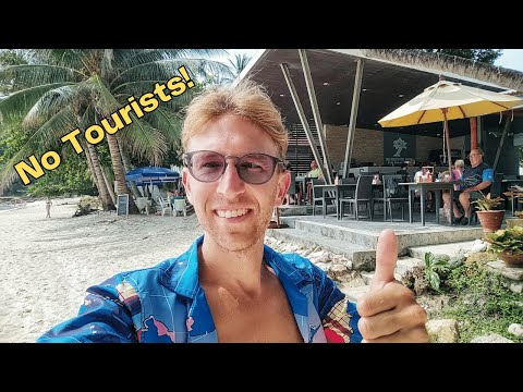 Crystal Bay Beach Walking Tour | Koh Samui Vlog 2023