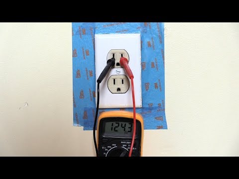 Testing House Outlet with Multimeter---Easy!!