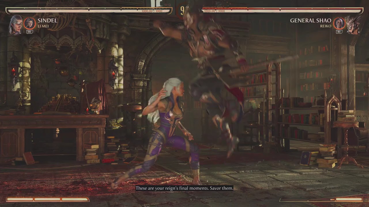 Mortal Kombat 1 🔥 Sindel vs General Shao | Brutal PS5 Fight (4K)