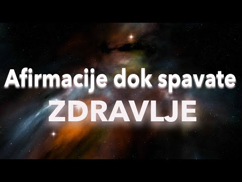 Afirmacije dok spavate - Zdravlje 🍀