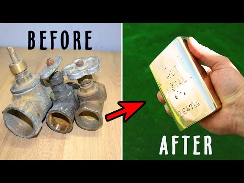 Mirror ingot from scrap metal - ARSM BRASS CASTING