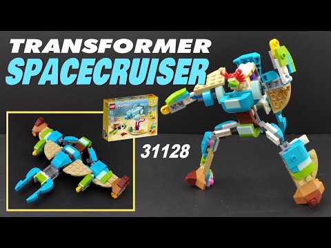 Let's build  Transformer Space Cruiser from LEGO Creator 31128 Dolphin and Turtle
