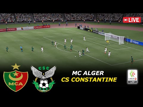🔴MC Alger vs CS Constantine | Algerian Ligue Professionnelle 2025/26 | eFootball PES21 Simulation