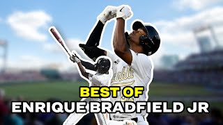 Enrique Bradfield Jr. college baseball highlights