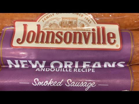Johnsonville Andouille Review on the Lodge Kickoff Grill