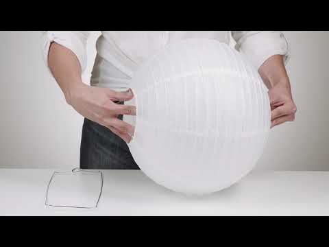 HOW TO ASSEMBLE A PAPER LANTERN - 25 White Paper Lanterns Pack by Special Feelings