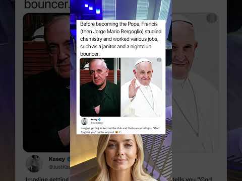 Before becoming the Pope, Francis (Jorge Mario Bergoglio) studied chemistry and worked various jobs