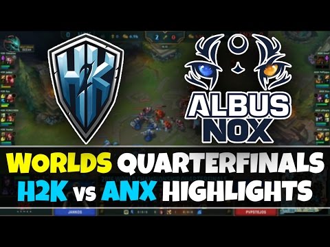 BARON STEAL?! - Worlds 2016 Quarterfinals H2K vs ANX Highlights | League of Legends