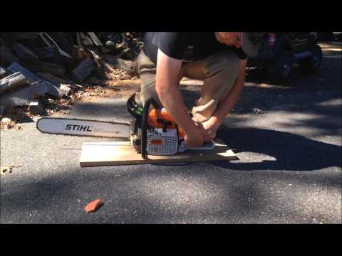 Clearing a flooded saw