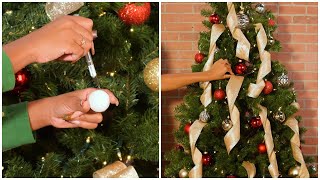 Sleigh your Christmas tree with these awesome hacks! 🎄✨