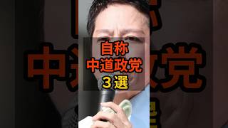【3選】自称中道を謳う政党 #政治 #自民党    #shorts   #高市早苗   VOICE:VOX 青山龍星 VOICE:VOX Nome
