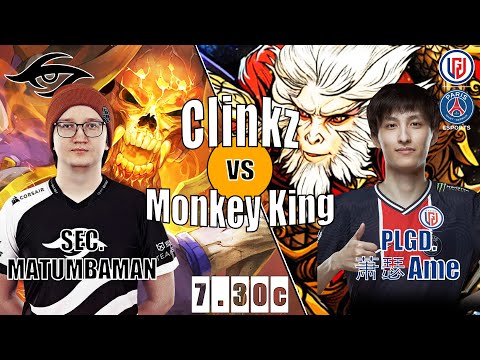 Clinkz Safelane | SEC.MATUMBAMAN | MATU HARD CARRY CLINKZ 7.30C COMEBACK | 7.30c Gameplay Highlights