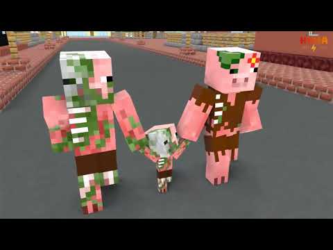 Monster School: Poor Life of Good Baby Skeleton - Sad Minecraft Animation