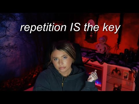 repetition IS the key to manifesting everything you want 