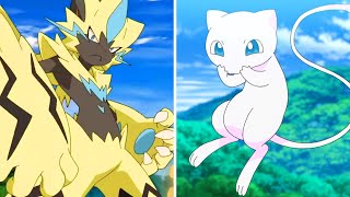 Mew VS Zeraora - Mythical Pokemon Battle