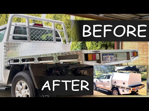 Aluminium Canopy, Tapered Undertray Toolbox Awning and Rooftop Tent Install