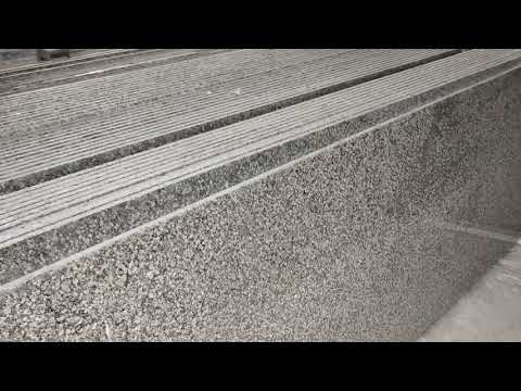 Big slab s white granite, thickness: 18 mm
