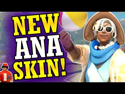 NEW Ana Legendary SKIN!! - Cabana Ana Skin Revealed! (Overwatch News)