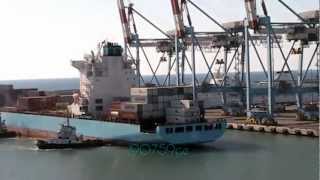 preview picture of video 'DEVA  (mondrovia) Container Ship Ashdod  20/09/2012'