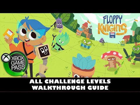 Floppy Knights | ALL Challenge Levels Walkthrough | Tactician Achievement / Trophy Guide