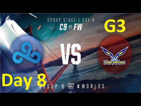 C9 vs FW Game 2 Highlights - 2016 Worlds Group Stage - Day 8