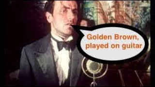 Golden Brown - Stranglers - guitar lesson