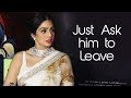 Angry Sridevi Asks Reporter To Leave Watch Video