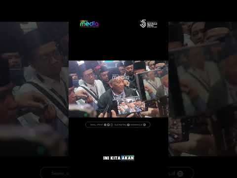 Konferensi pers KH Muhammad Nuh setelah Slesai voting mekanisme pemilihan ketua umum PBNU