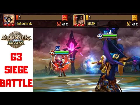Battle of the Snipers ! - High G3 Siege - GOAT v Interlink v SDF - Summoners War