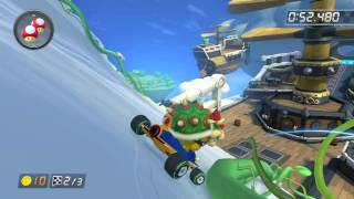 Cloudtop Cruise - 1:57.230 - apple (Mario Kart 8 World Record)