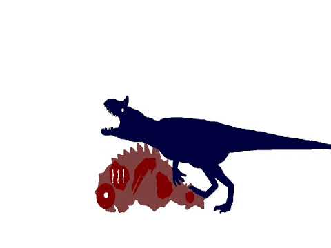 Dinosaur Battle - Cryolophosaurus vs Saichania