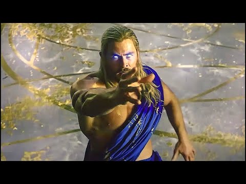 Thor Vs Zeus Full Fight HD Thor Defeats Zeus ( Best Scene Of ) - Thor Love And Thunder