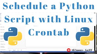Schedule A Python Script with Linux Crontab