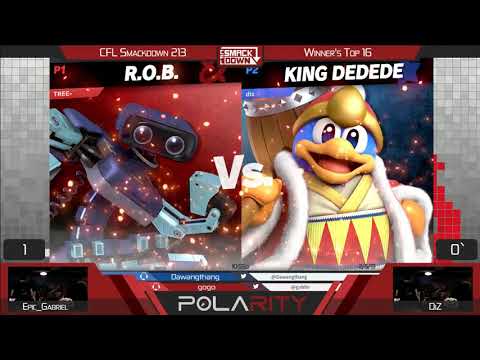 CFL Smackdown Ultimate 213 - Epic_Gabriel (R.O.B.) vs DiZ (King Dedede) - Winners Top 16