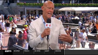 Murphy Jensen, Co-Founder at WEconnect Health, shares his story with ESPN at the 2022 US Open.