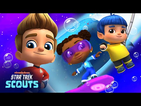 Star Trek Scouts Defeat a SOAPY Asteroid in Space! 🧼 | Asteroid Blasters #1 | Star Trek: Scouts