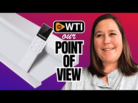 ZSHINE Motorized Blackout Window Blinds Customize Width Remote Control Rechargeable Motor Roller Shades for Windows - WTI product video review