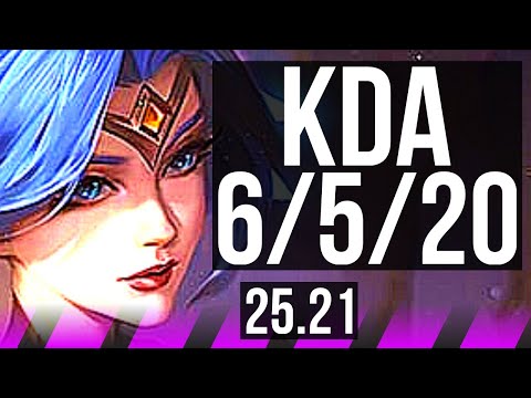SONA & Ashe vs ZYRA & Caitlyn (SUP) | 6/5/20 | EUW Master | 25.21