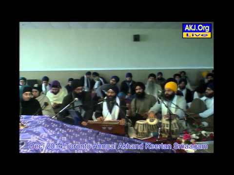 079 Toronto Dec. 2014 Smaagam - Saturday Morning Keertan - Bh. Rupinder Singh Jee