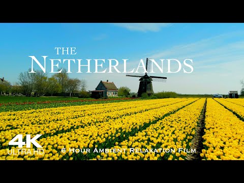 The Netherlands 🇳🇱 Holland Drone Aerial 4K | 6 Hour Ambient Relaxation of Nederland 2025