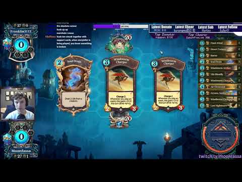 Faeria Stream Highlight - Bloatfly Events vs Franklin3113's Mono Blue Hydra