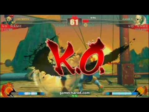 SF4 112408 - Gouki vs. Sagat
