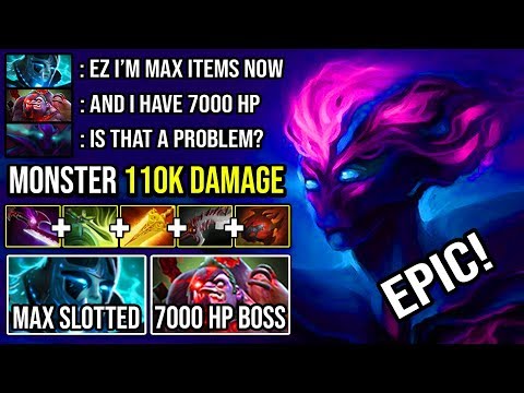 EPIC CARRY BATTLE!!! Silver Edge 110k DMG Spectre Vs Max Slotted PA & 7000 HP Pudge DotA 2