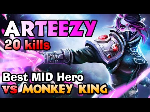 EG ARTEEZY - Templar Assassin mid vs Monkey King - EZ4RTZ - Patch 7.0 - Dota 2