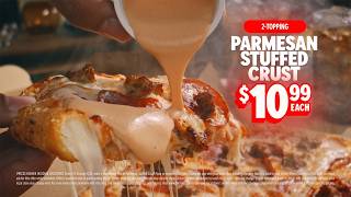 Domino´s Pizza 🍕 The Finer Things: Parmesan Stuffed Crust