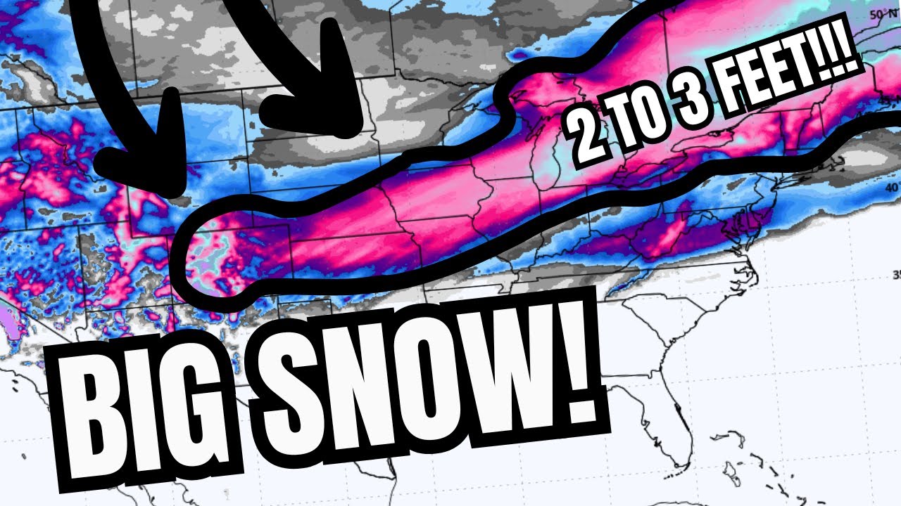 BIG Snowstorms Coming! FEET Of Snow...