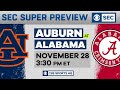 Auburn vs. Alabama SUPER PREVIEW | Iron Bowl | CBS Sports HQ
